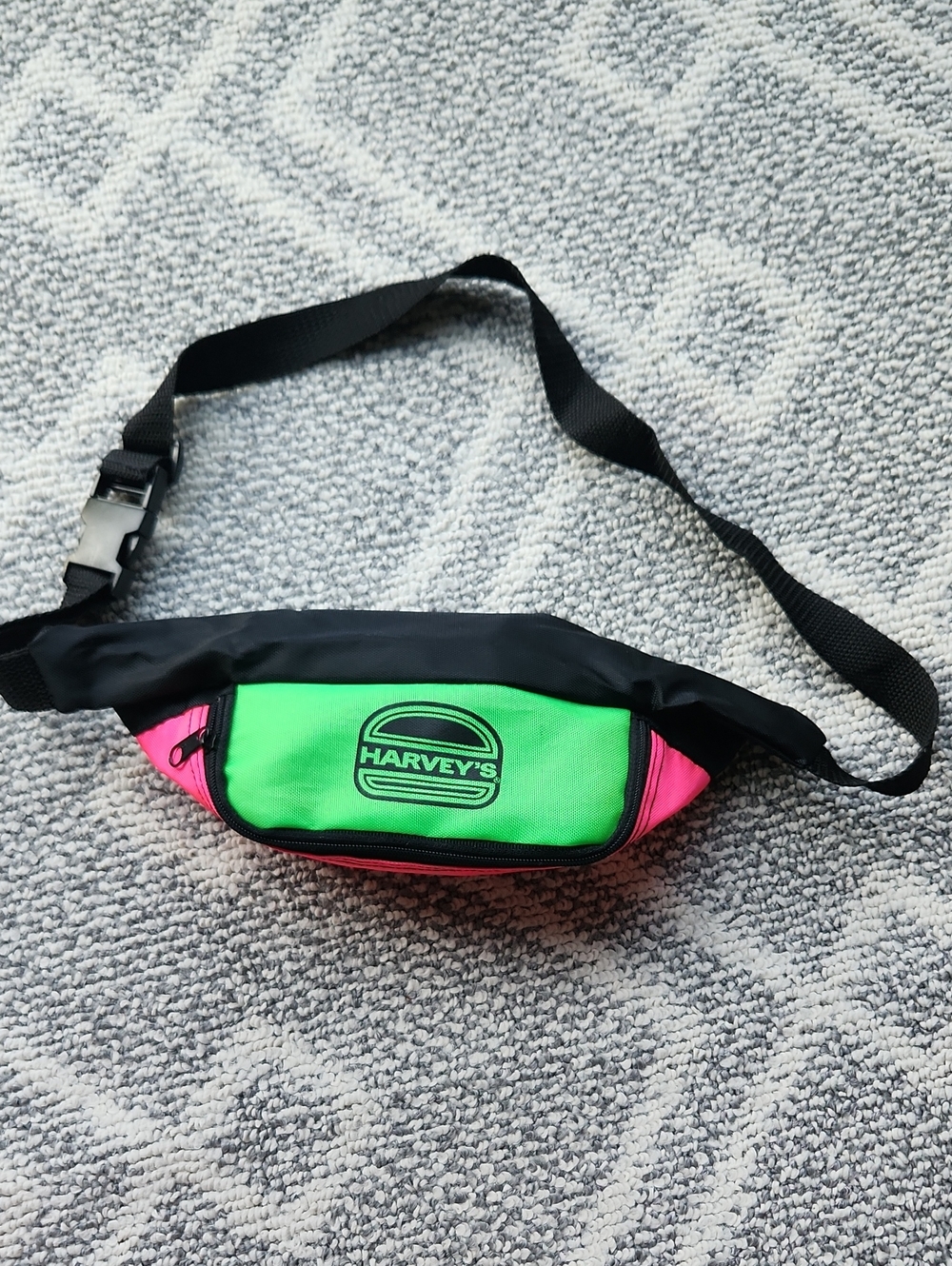 Harvey's Neon Green & Hot Pink Fanny Pack
